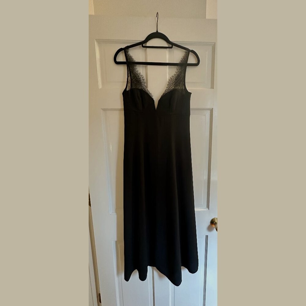 J. Crew Collection Structured Lace Trim Dress